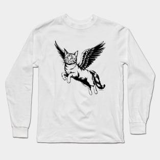 Flying Cat Long Sleeve T-Shirt